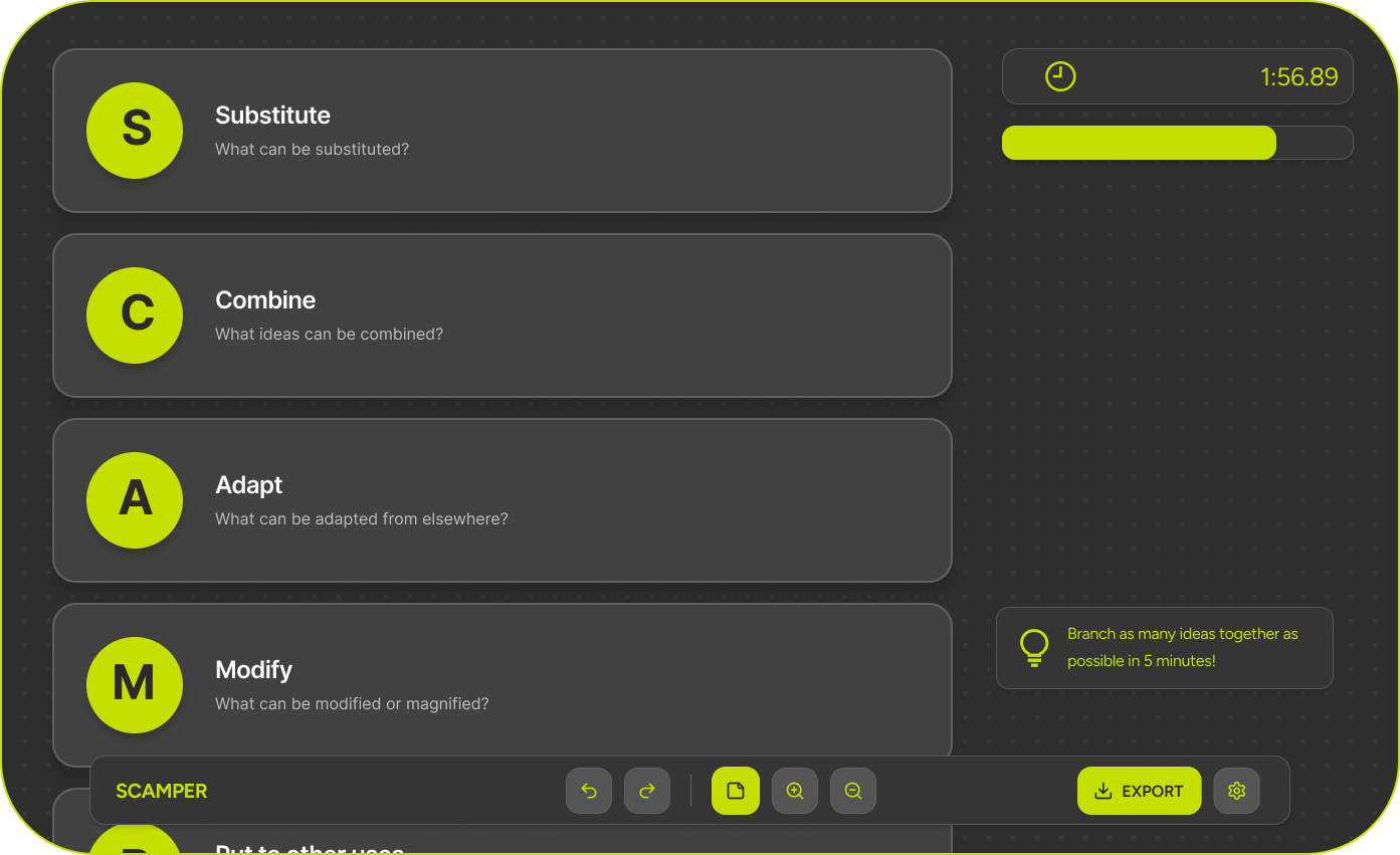 SCAMPER Demo